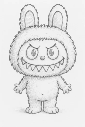 Labubu Sketch
